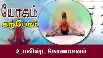 யோகம் கற்போம் |#Yoga | உபவிஷ்ட கோணாசனம் | ShreeTv |