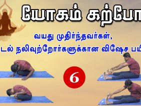 யோகம் கற்போம் |#Yoga | வயது முதிர்ந்தவர்கள், உடல் நலிவுற்றோர்களுக்குக்கான விஷேச பயிற்சி 6 |ShreeTv |