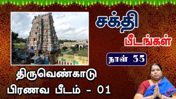 சக்தி பீடங்கள்  | திருவெண்காடு பிரணவ பீடம் 01 | Sakthi Peedam | ShreeTV | Thiruvengadu  01| Day 35 |